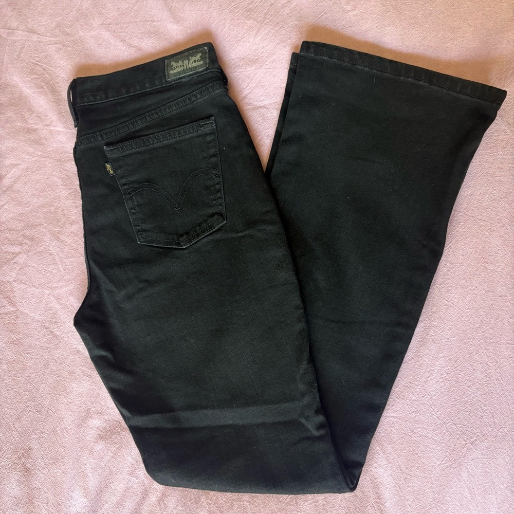 Levi’s 2010 515 Bootcut Jeans Mid Rise Black Women’s Size 30x32 / 10